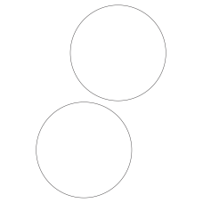 40473 - Label Size 140mm dia - 2 label(s) per sheet 