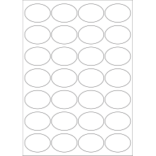 40476 - Label Size 49mm x 35mm - 28 label(s) per sheet 