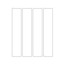 40482 - Label Size 42mm x 220mm - 4 label(s) per sheet 