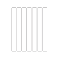 40484 - Label Size 23mm x 220mm - 7 label(s) per sheet