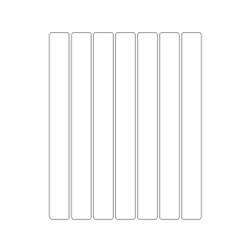 40484 - Label Size 23mm x 220mm - 7 label(s) per sheet 