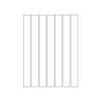 40488 - Label Size 20mm x 210mm - 7 label(s) per sheet