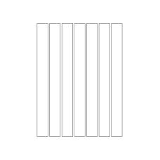40488 - Label Size 20mm x 210mm - 7 label(s) per sheet 