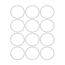 40489 - Label Size 65mm x 60mm - 12 label(s) per sheet 