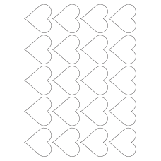 40493 - Label Size 50mm x 53mm - 20 label(s) per sheet 