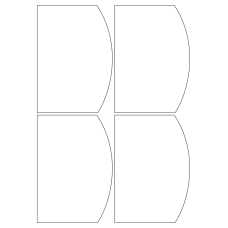 40497 - Label Size 98mm x 140mm - 4 label(s) per sheet 