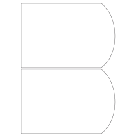 40499 - Label Size 204mm x 139.6mm - 2 label(s) per sheet