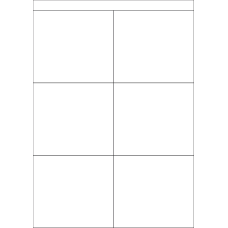 40501 - Label Size 105mm x 94.5mm - 6 label(s) per sheet