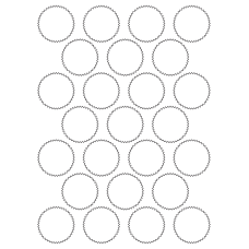 40502 - Label Size 44mm x 44mm - 25 label(s) per sheet 