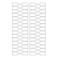 40503 - Label Size 80mm x 15mm - 30 label(s) per sheet