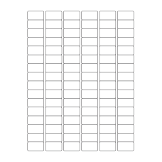 40507 - Label Size 30mm x 16mm - 96 label(s) per sheet