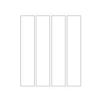 40510 - Label Size 40mm x 205mm - 4 label(s) per sheet