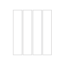 40510 - Label Size 40mm x 205mm - 4 label(s) per sheet 