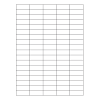 40511 - Label Size 40mm x 15mm - 90 label(s) per sheet