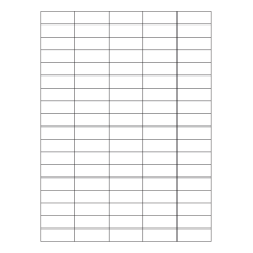 40511 - Label Size 40mm x 15mm - 90 label(s) per sheet 
