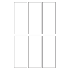 40512 - Label Size 55mm x 135mm - 6 label(s) per sheet 