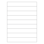 40513 - Label Size 200mm x 30mm - 9 label(s) per sheet
