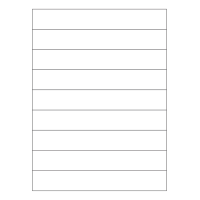 40513 - Label Size 200mm x 30mm - 9 label(s) per sheet