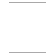 40513 - Label Size 200mm x 30mm - 9 label(s) per sheet