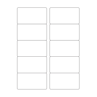 40514 - Label Size 90mm x 50mm - 10 label(s) per sheet