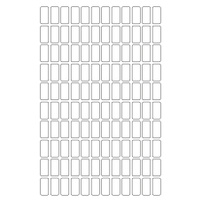 40516 - Label Size 12mm x 25mm - 120 label(s) per sheet 