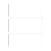 40519 - Label Size 195mm x 75mm - 3 label(s) per sheet