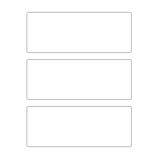 40519 - Label Size 195mm x 75mm - 3 label(s) per sheet 