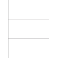 40520 - Label Size 210mm x 98.4mm - 3 label(s) per sheet