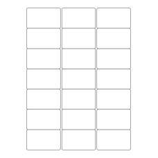 40528 - Label Size 63.5mm x 38.1mm - 21 label(s) per sheet 