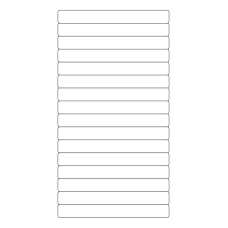 40531 - Label Size 145mm x 16.9mm - 16 label(s) per sheet 
