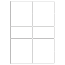 40533 - Label Size 99mm x 57mm - 10 label(s) per sheet 