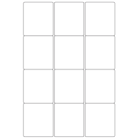 40534 - Label Size 63.5mm x 72mm - 12 label(s) per sheet