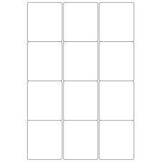 40534 - Label Size 63.5mm x 72mm - 12 label(s) per sheet 