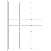 40536 - Label Size 64mm x 33.9mm - 24 label(s) per sheet
