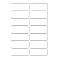 40542 - Label Size 90mm x 35mm - 14 label(s) per sheet