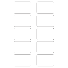 40543 - Label Size 75mm x 51mm - 10 label(s) per sheet 