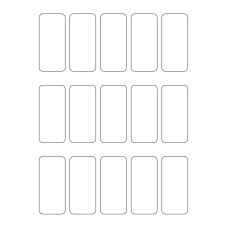 40545 - Label Size 34mm x 75mm - 15 label(s) per sheet 