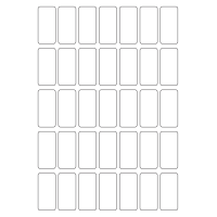 40549 - Label Size 24mm x 51mm - 35 label(s) per sheet