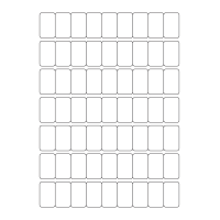 40551 - Label Size 21mm x 34mm - 63 label(s) per sheet