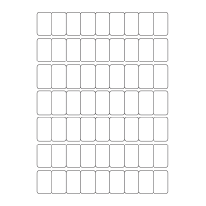 40551 - Label Size 21mm x 34mm - 63 label(s) per sheet