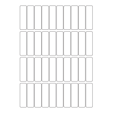 40552 - Label Size 18mm x 63mm - 40 label(s) per sheet