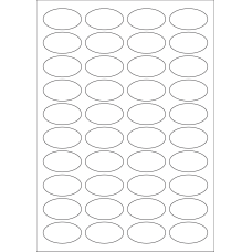 40554 - Label Size 45mm x 25mm - 40 label(s) per sheet 