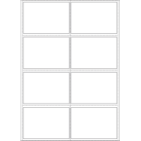 40559 - Label Size 97mm x 66mm - 8 label(s) per sheet