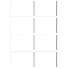 40559 - Label Size 97mm x 66mm - 8 label(s) per sheet