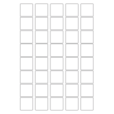 40562 - Label Size 33mm x 33mm - 40 label(s) per sheet