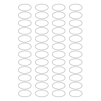40566 - Label Size 38mm x 20mm - 48 label(s) per sheet