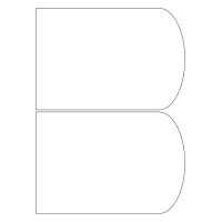40569 - Label Size 200mm x 136mm - 2 label(s) per sheet