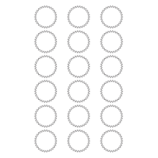 40571 - Label Size 42mm x 42mm - 18 label(s) per sheet 