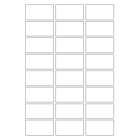 40573 - Label Size 60mm x 32mm - 24 label(s) per sheet