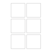 40574 - Label Size 80mm x 80mm - 6 label(s) per sheet
